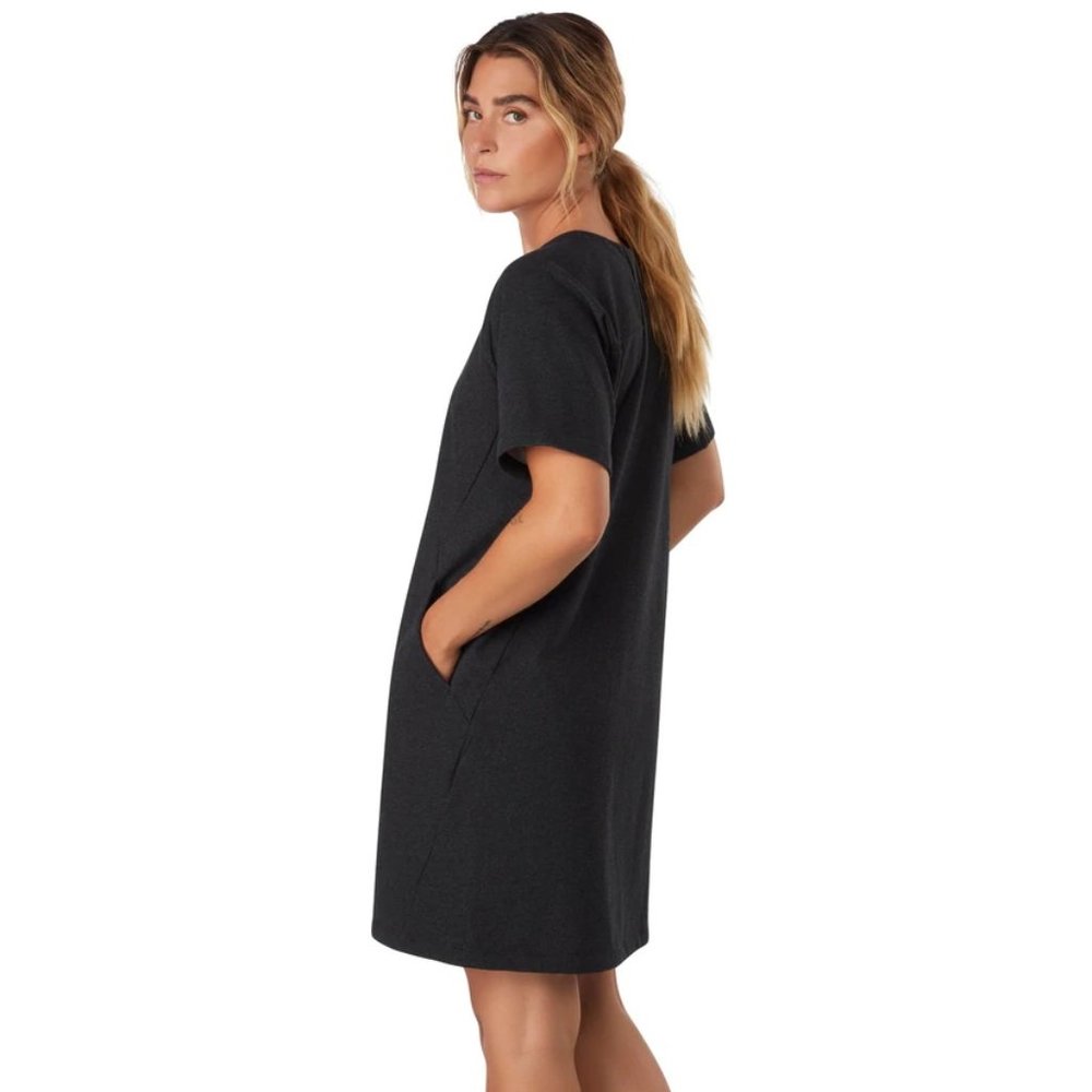 Arc'teryx Momenta Dress / Small / Black Heather Short Sleeve Shirt Relaxed - Picture 4 of 13